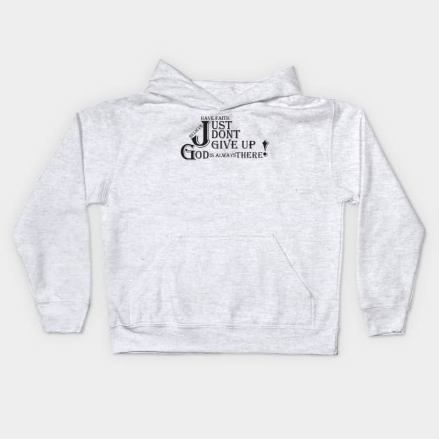 Have Faith Kids Hoodie by teemarket